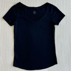 LOFT sunwashed black tshirt
